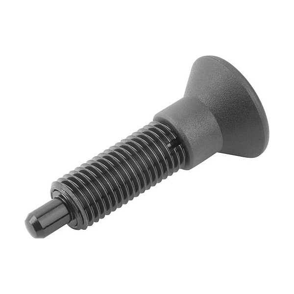 Indexing Plungers without collar with ext. locking pin, Style G, inch